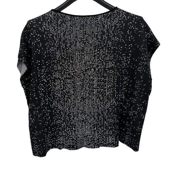 Eileen Fisher Sleek Tensel Bateau Neck Sweater Top Small Medium Relaxed Oversize - Picture 4 of 9